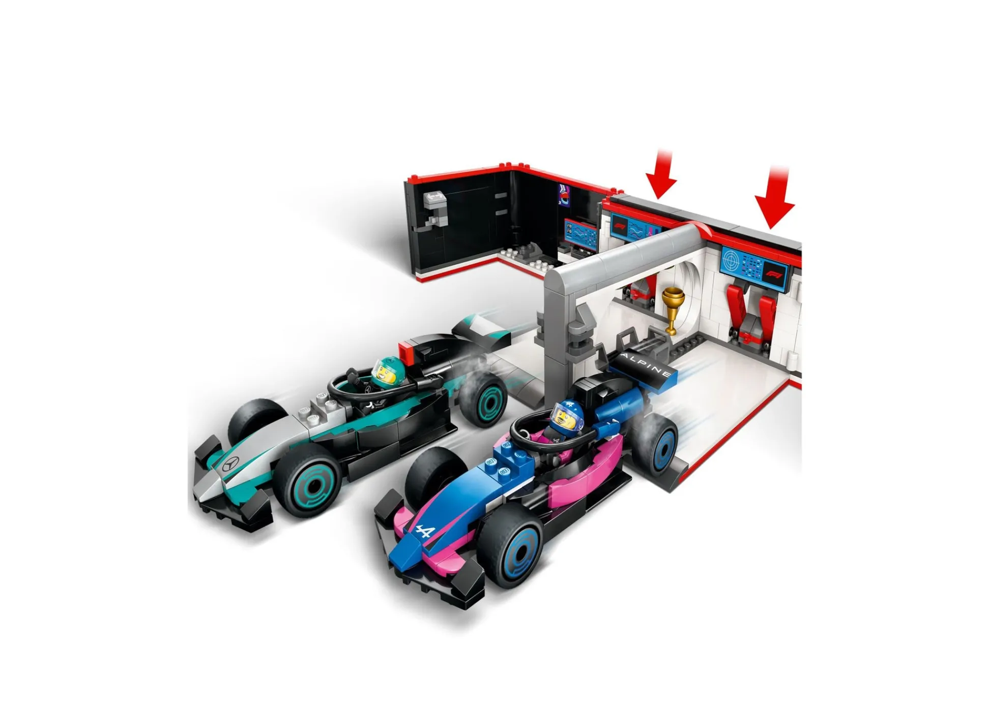 Macy's - Supplier LEGO City F1 Garage Mercedes-AMG Alpine Cars Building Set 60444 - 678 Pieces* Lego City|Lego Shop