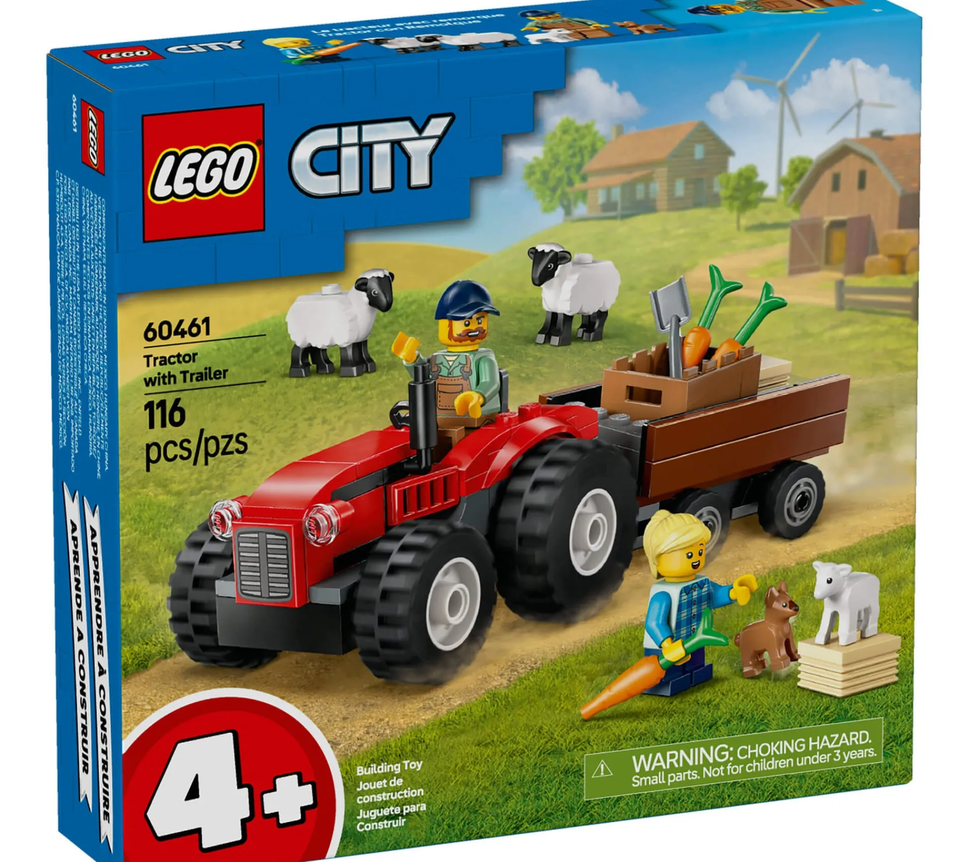 ToyHouse LEGO® City Farm Adventure Tractor and Sheep Playset 60461* Lego Shop|Lego City