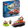 ToyHouse LEGO City Fire Rescue Boat 60373 with Floating Feature and 4 Minifigures* Lego City|Lego Shop