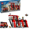 ToyHouse LEGO City Fire Station with Fire Truck Playset 60414 - 843 Pieces* Lego Shop