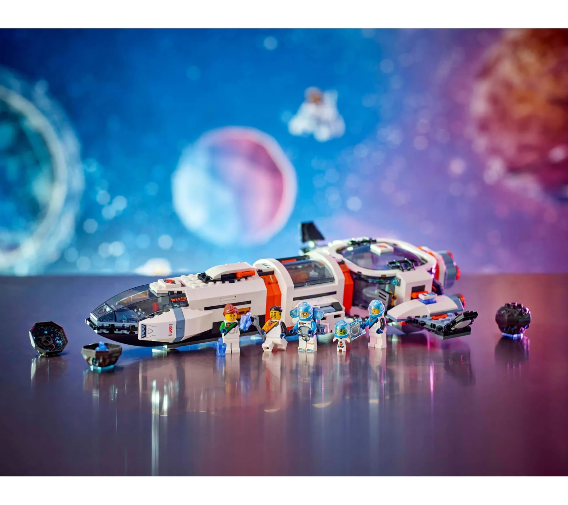 ToyHouse LEGO City 717pc Modular Galactic Spaceship Building Set - Interstellar Adventures Await!* Lego City|Lego Shop