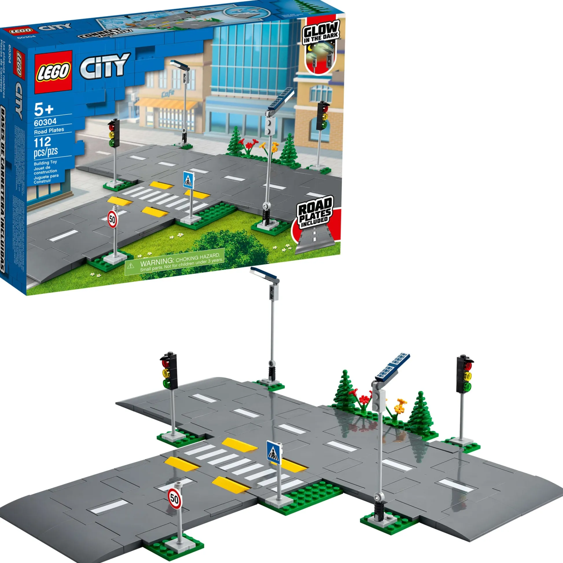 ToyHouse LEGO City Road Plates 60304 Building Kit - Create Your Own City (112 Pieces)* Lego City|Lego Shop