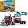 ToyHouse LEGO Creator 3-in-1 Flatbed Truck and Helicopter Playset - 31146* Lego Creator|Lego Shop