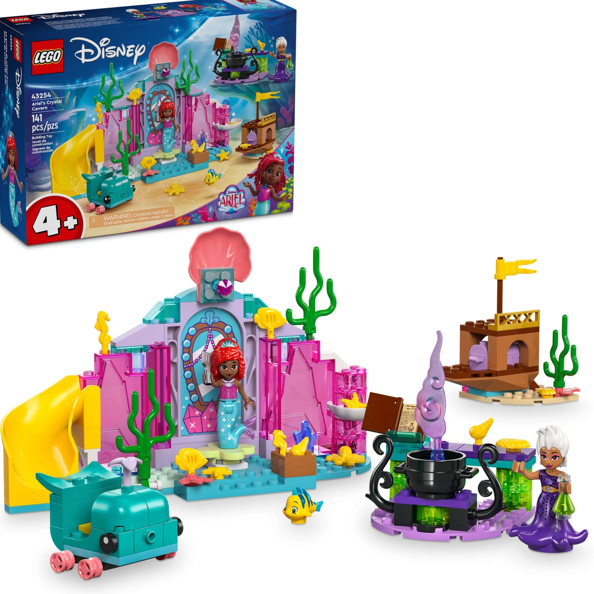 ToyHouse LEGO Disney Princess Ariel’s Crystal Cavern 43254 Building Playset* Lego Disney|Lego Shop