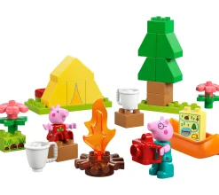 ToyHouse LEGO DUPLO Peppa Pig 32-Piece Camping Trip Playset with Canoe* Preschool Pals|Lego Duplo