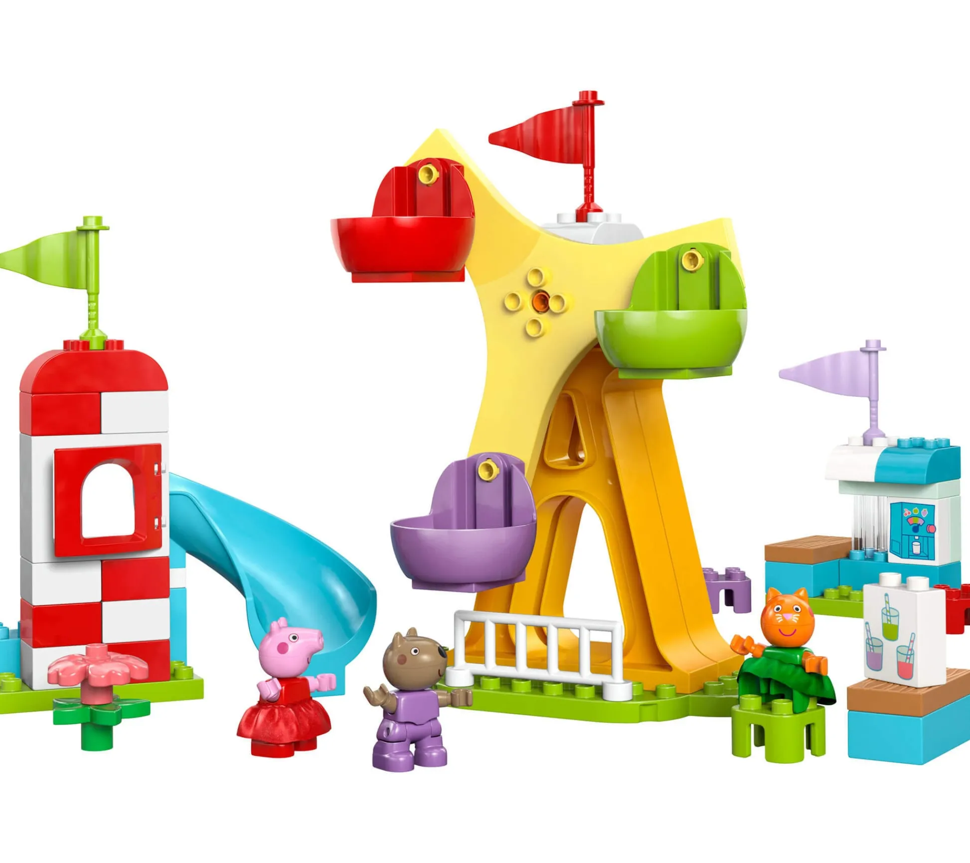 ToyHouse LEGO DUPLO 53-Piece Peppa Pig Funfair Amusement Park Toddler Toy* Preschool Pals|Lego Duplo