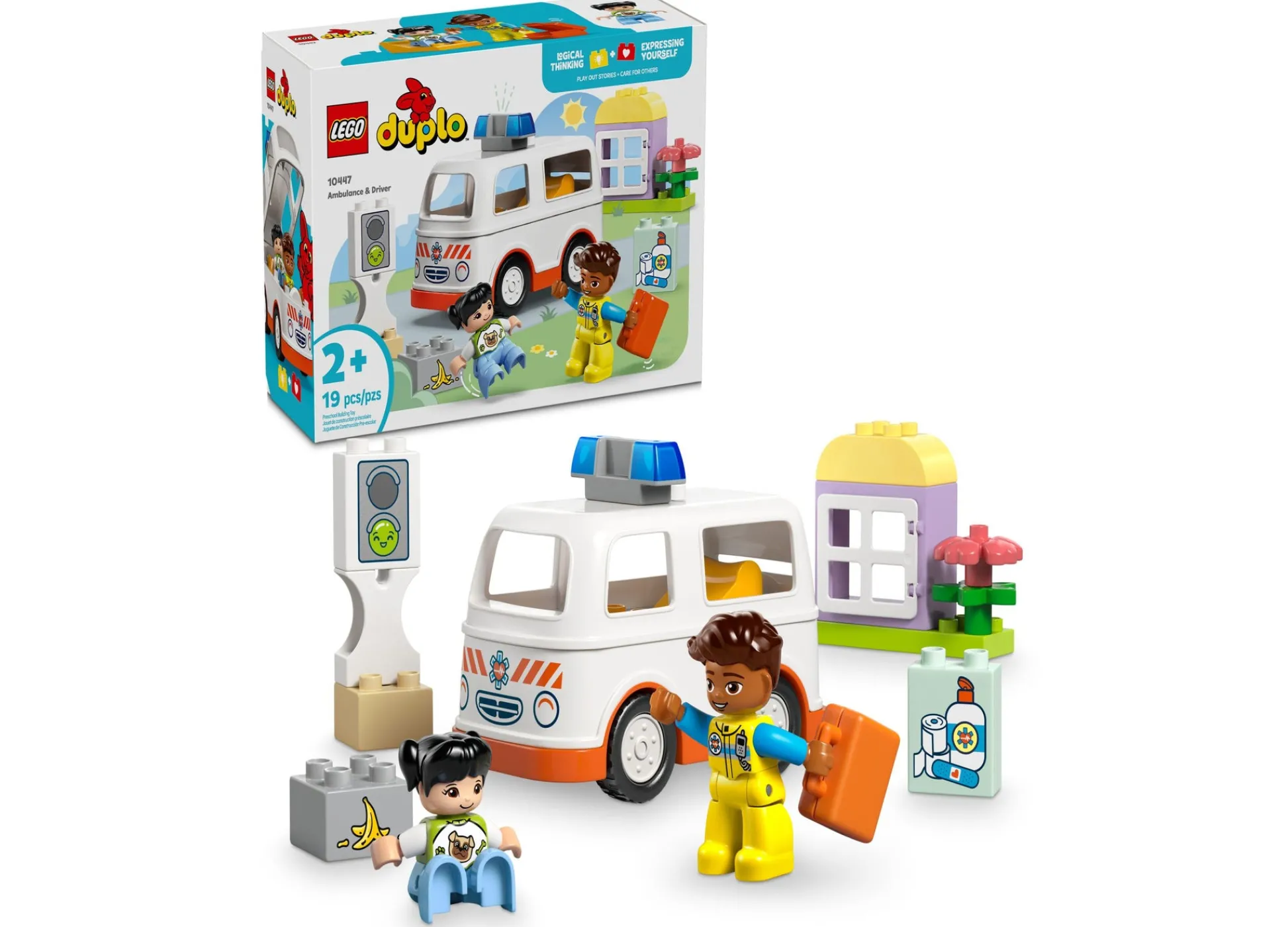 Macy's - Supplier LEGO DUPLO Town Ambulance Adventure Building Set 10447, 19 Pieces* Lego Duplo|Lego Shop