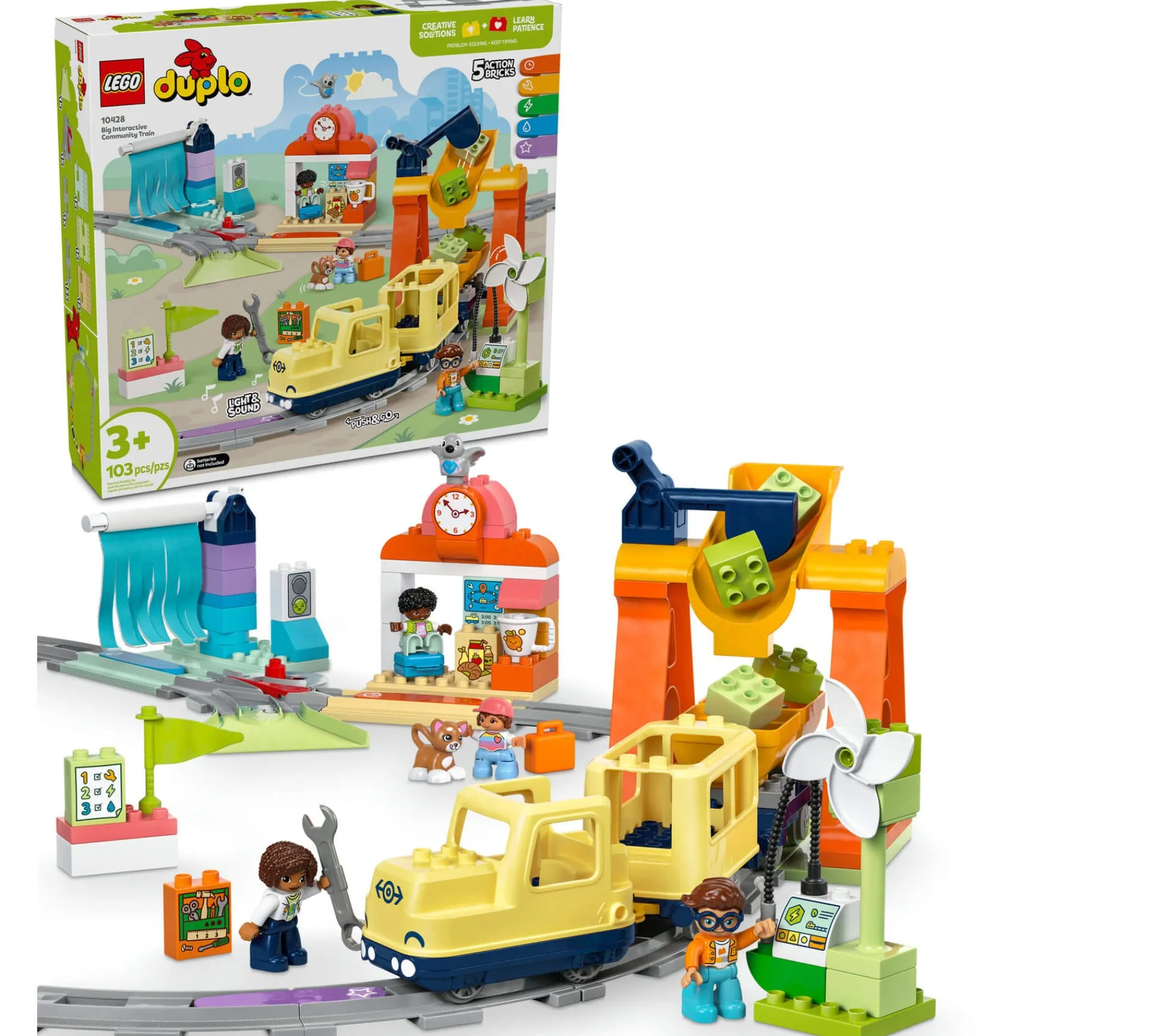 ToyHouse LEGO DUPLO Town Big Interactive Community Train Set 10428* Lego Duplo|Lego Shop