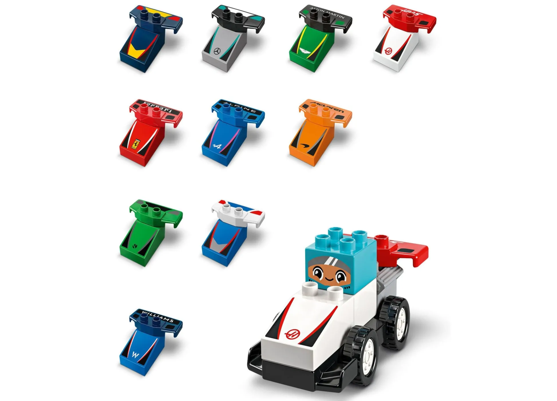 Macy's - Supplier LEGO DUPLO Town F1 Team Race Cars Building Set 10445, 70 Pieces* Lego Duplo|Lego Shop