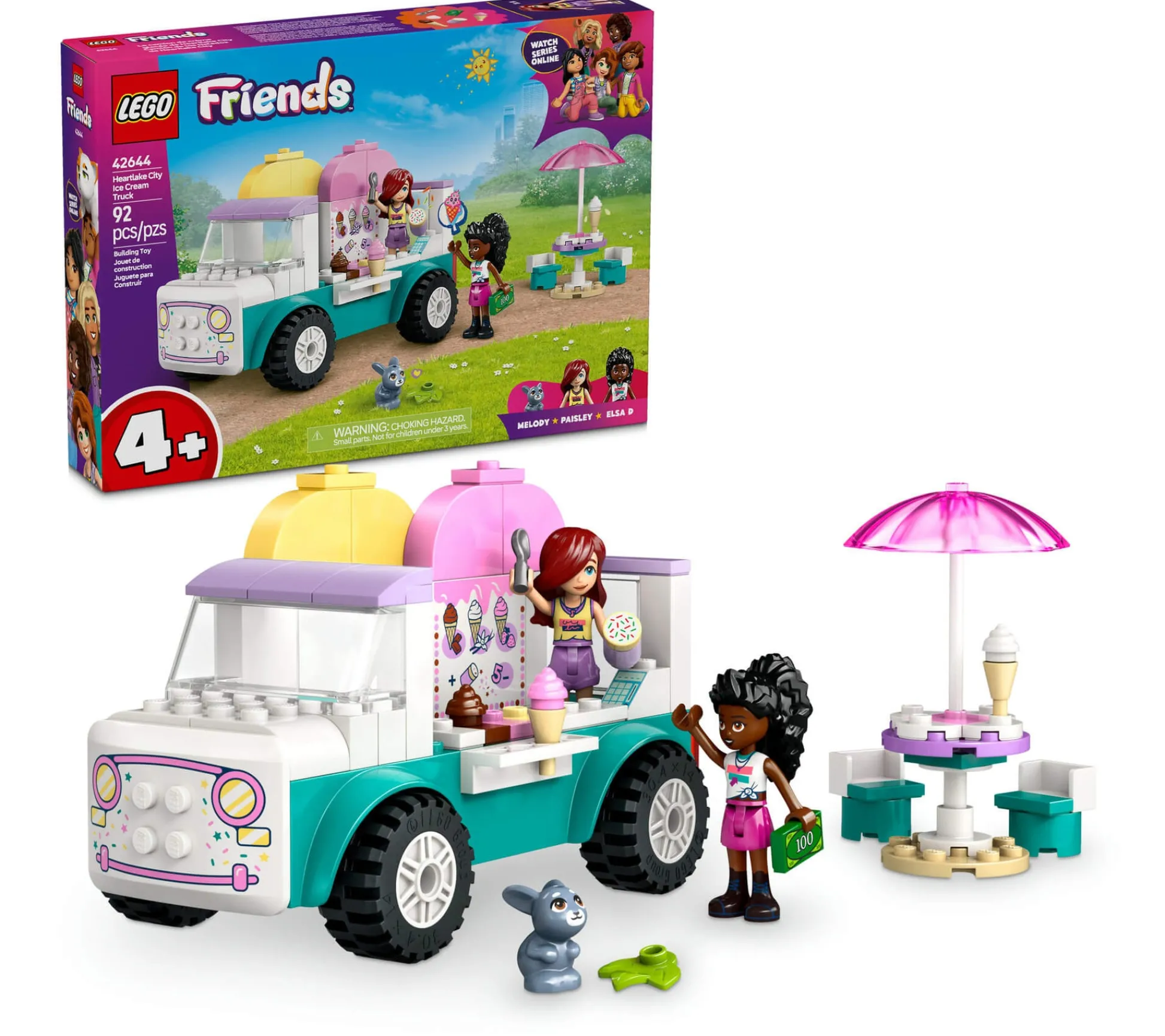 ToyHouse LEGO Friends Heartlake City Ice Cream Truck Building Kit - 92 Pieces* Lego Friends|Lego Shop