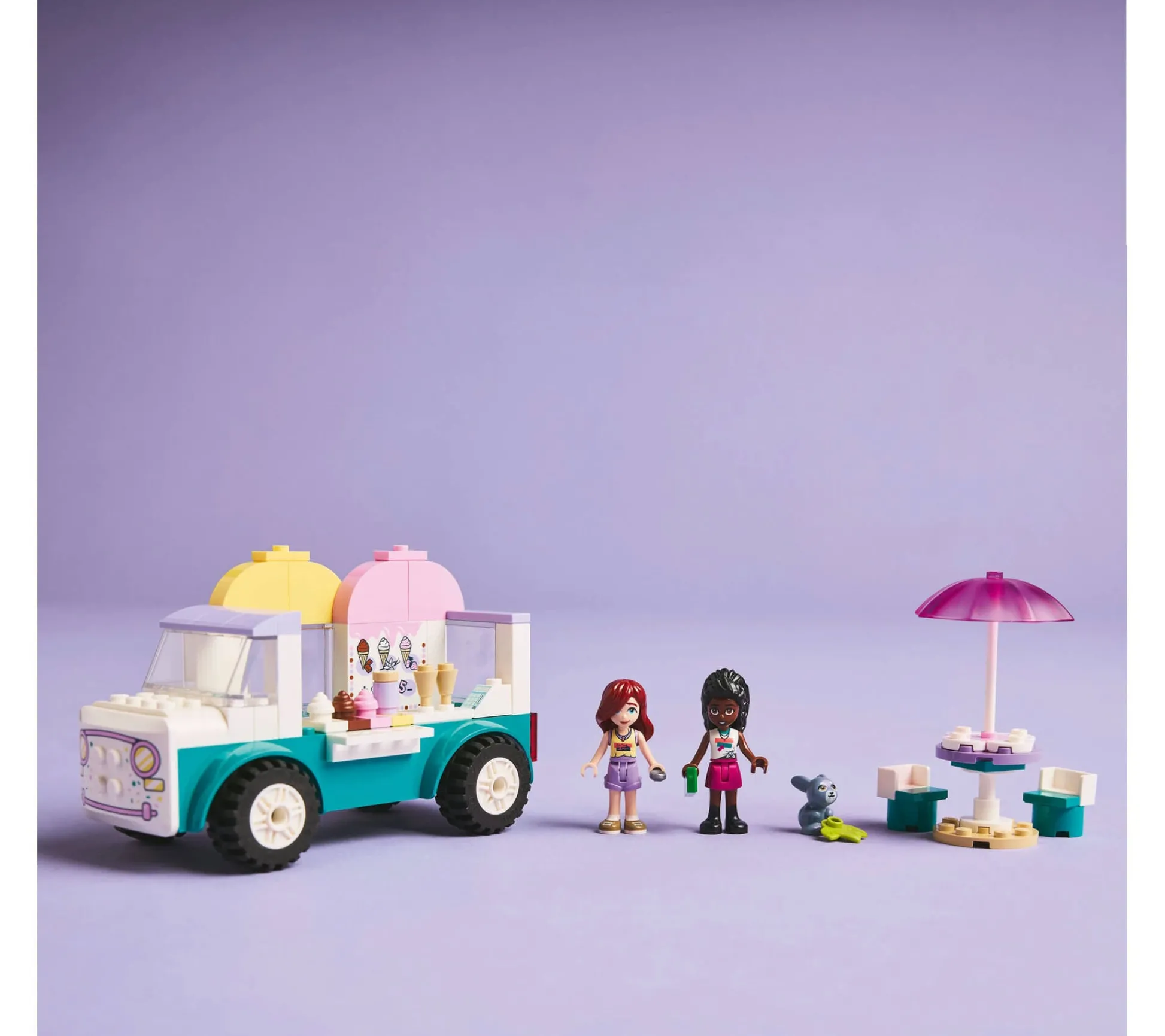 ToyHouse LEGO Friends Heartlake City Ice Cream Truck Building Kit - 92 Pieces* Lego Friends|Lego Shop