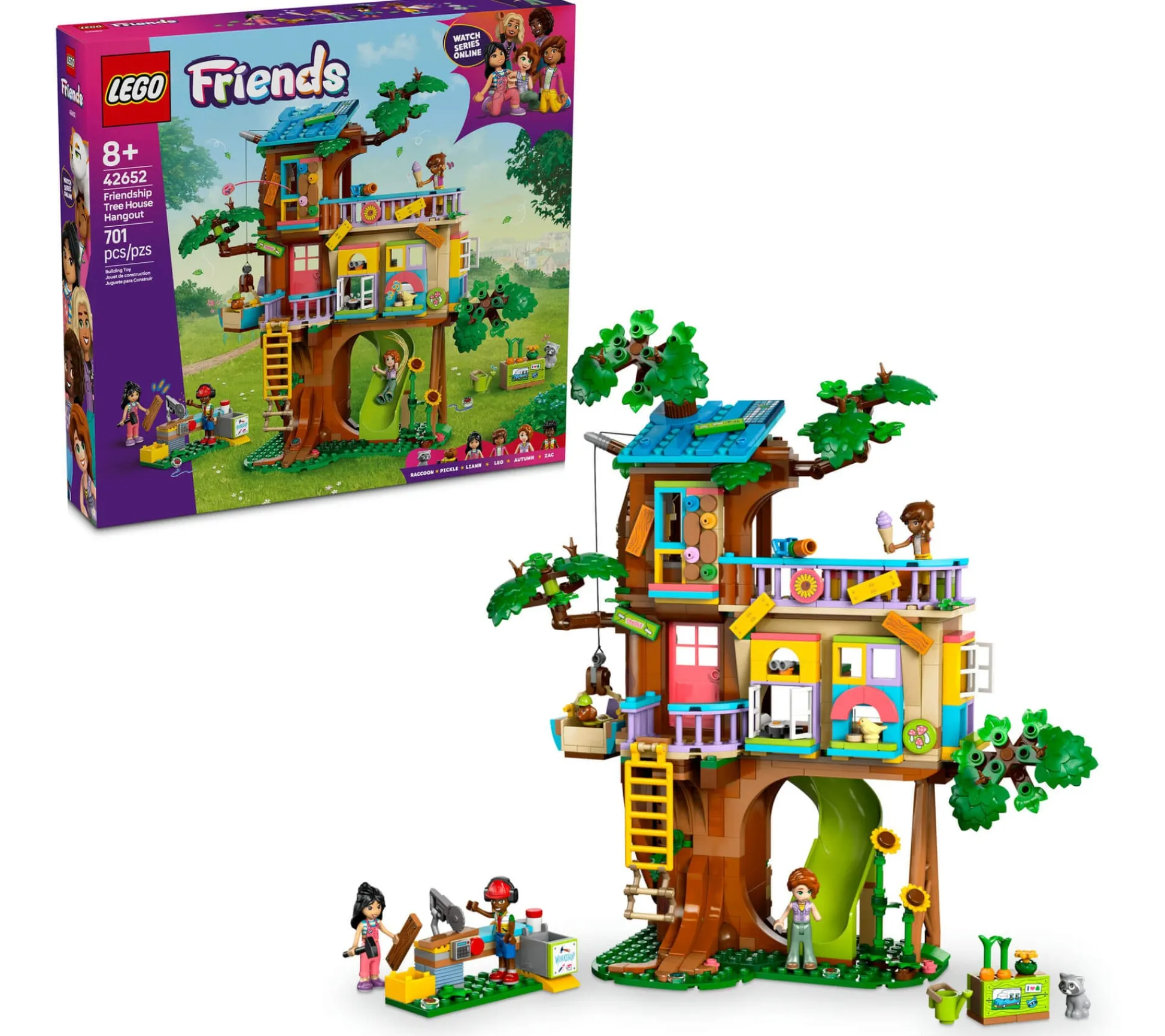 ToyHouse LEGO Friends 701-Piece Friendship Tree House Building Kit 42652* Lego Friends|Lego Shop