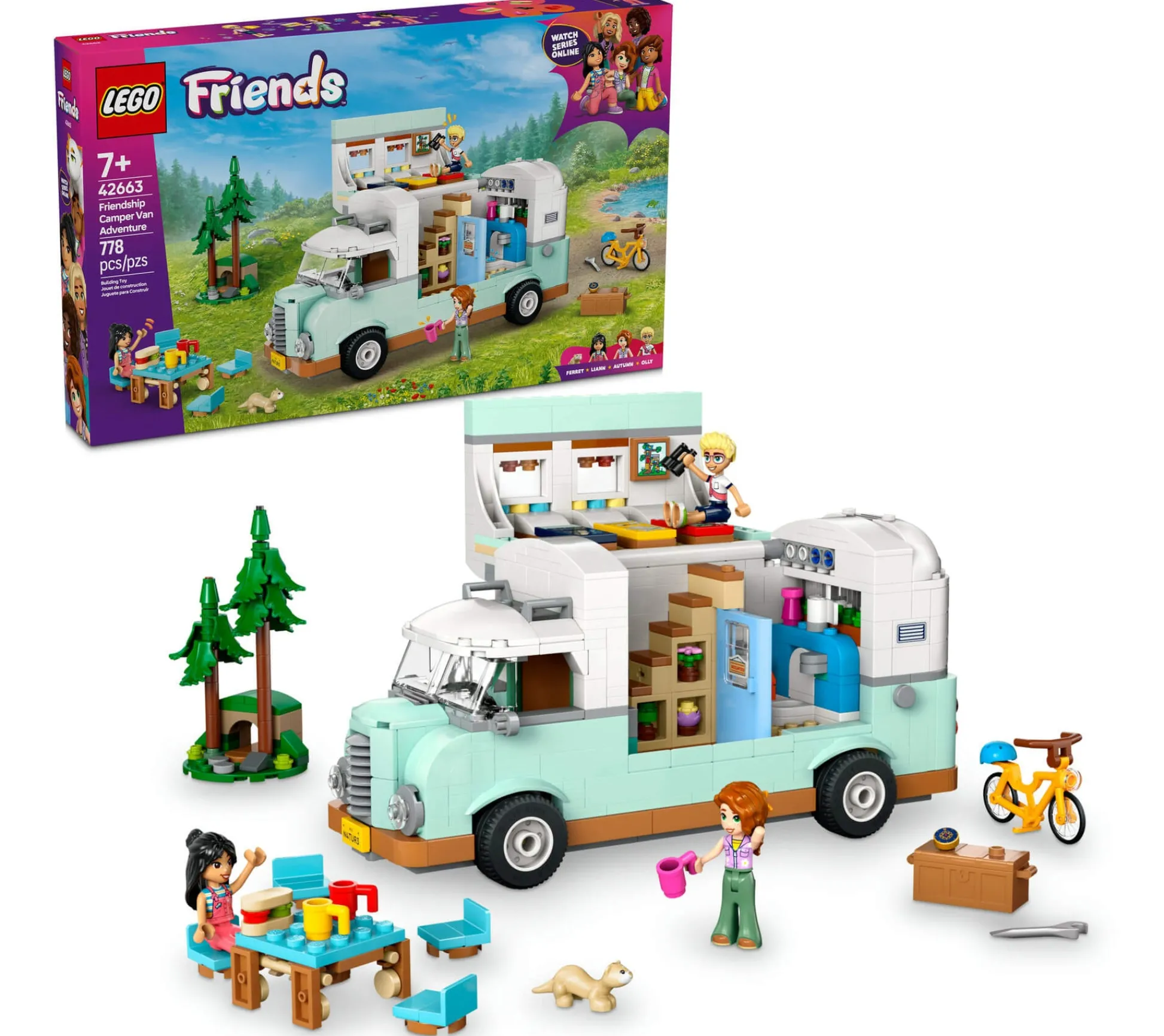 ToyHouse LEGO Friends 778-Piece Friendship Camper Van Building Set - Adventure Role-Play 42663* Lego Friends|Lego Shop
