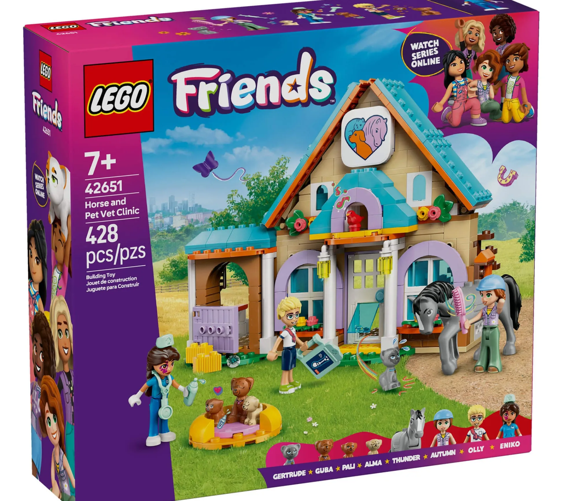 ToyHouse LEGO Friends 428-Piece Horse and Pet Vet Clinic Playset* Lego Friends|Lego Shop