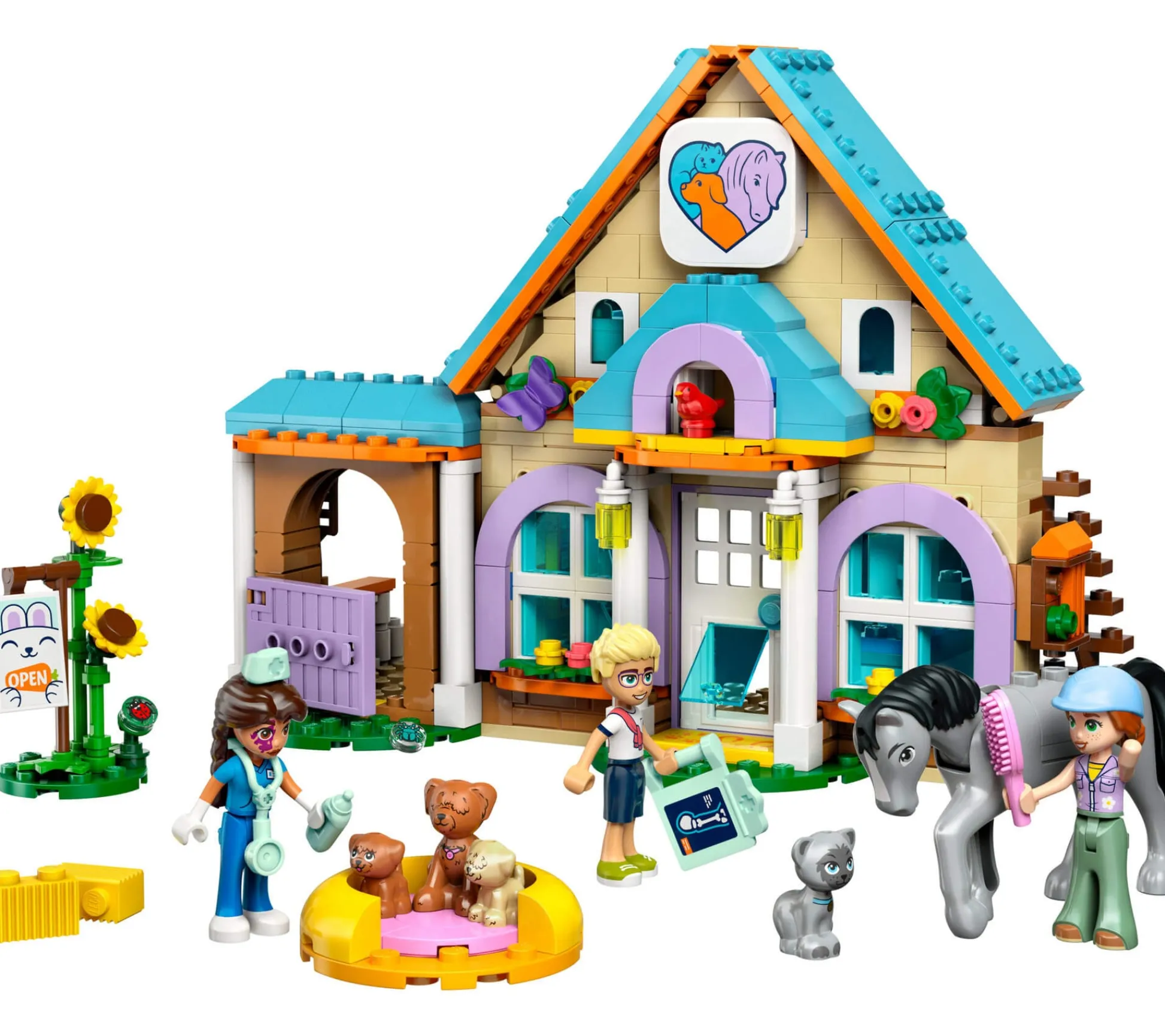 ToyHouse LEGO Friends 428-Piece Horse and Pet Vet Clinic Playset* Lego Friends|Lego Shop