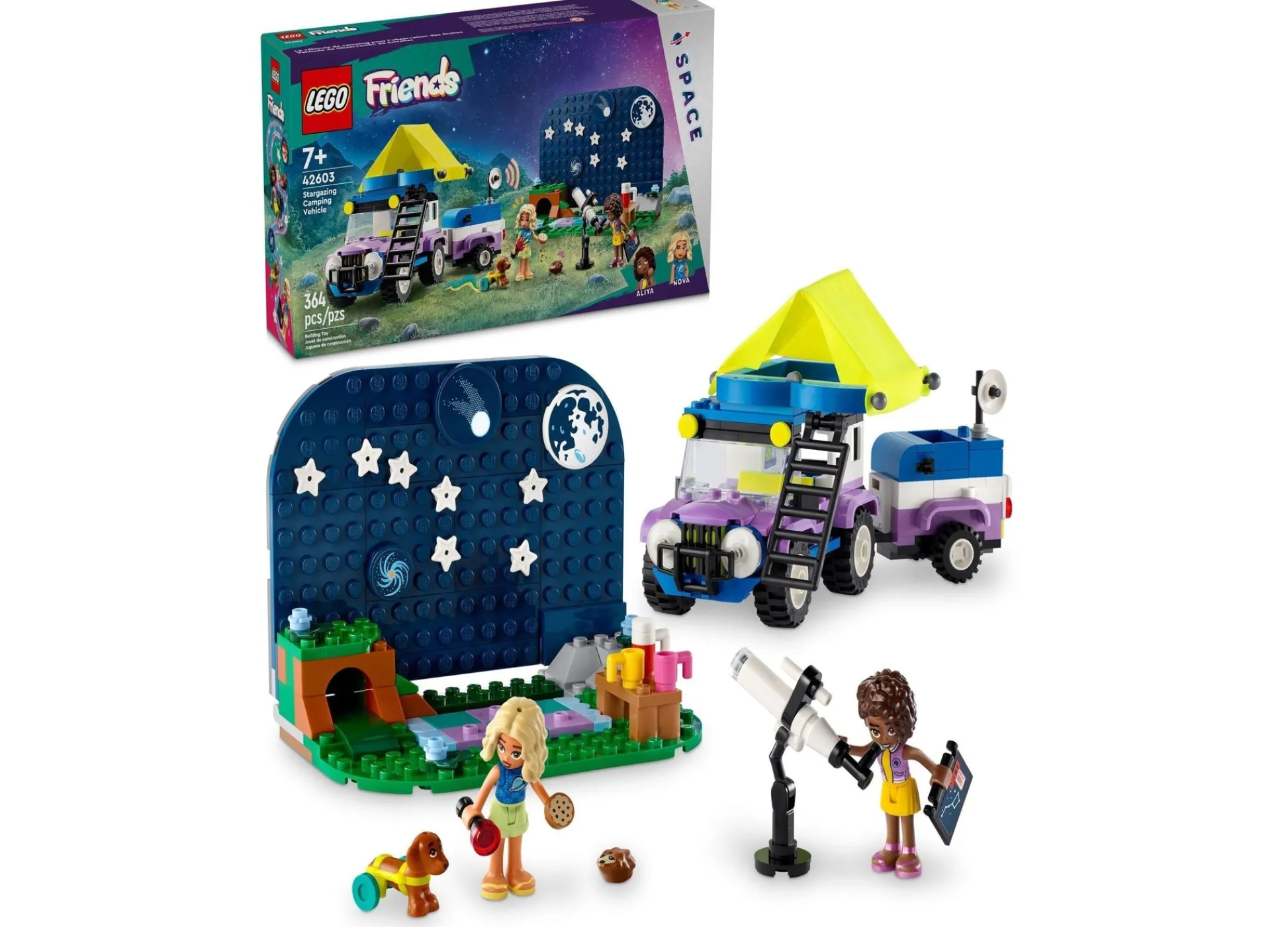 ToyHouse LEGO Friends 364-Piece Stargazing Adventure Camping Vehicle Toy Set* Lego Shop|Lego Friends