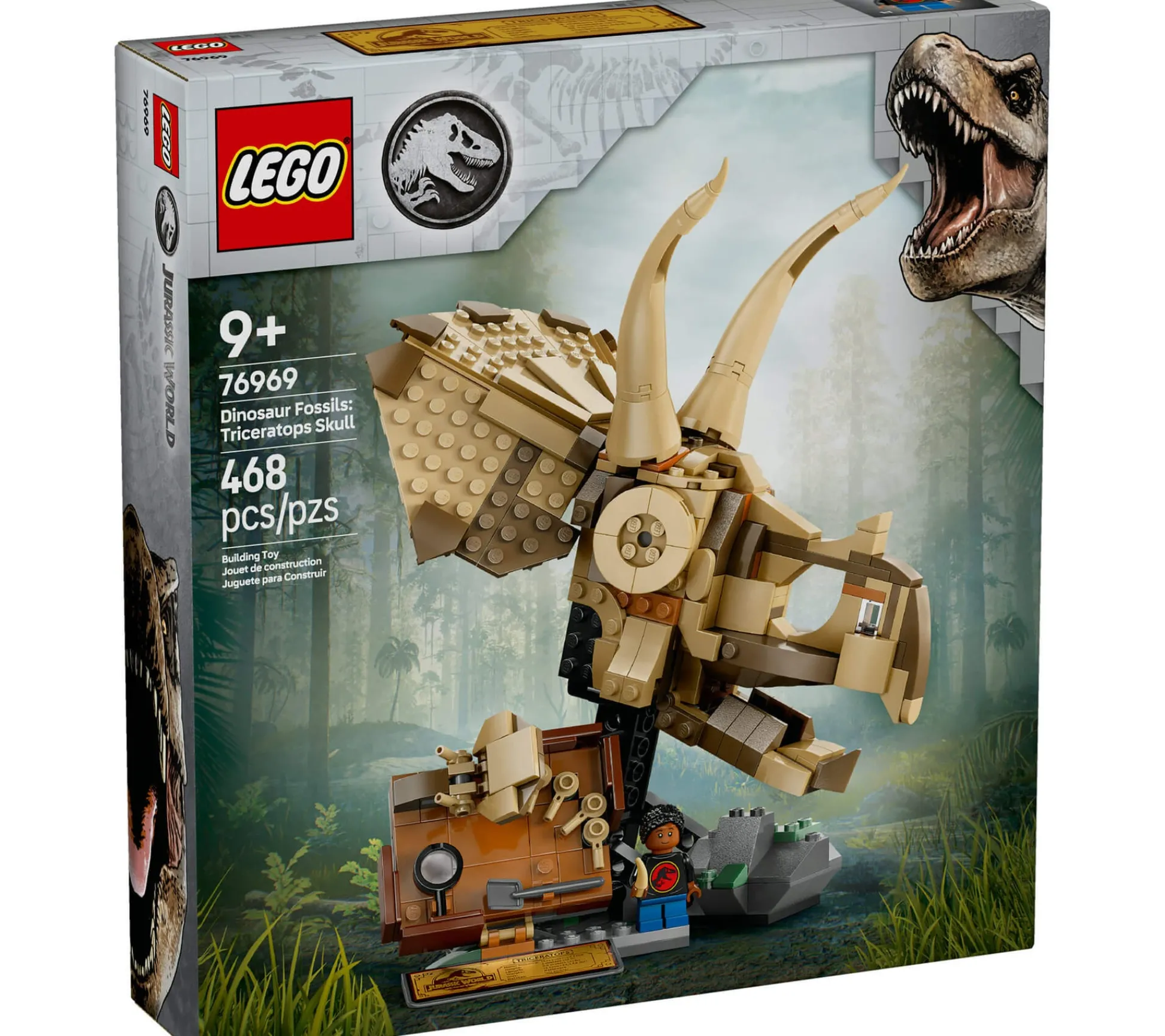 ToyHouse LEGO Jurassic World Dinosaur Fossils Triceratops Skull Model Set 76969* Lego Jurassic World|Lego Shop