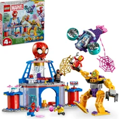 ToyHouse LEGO Marvel 4+ Team Spidey Web Spinner Headquarters 193-Piece Playset 10794* Lego Marvel|Lego Shop
