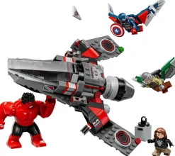 ToyHouse LEGO Marvel 223-Piece Captain America vs. Red Hulk Jet Battle Set* Lego Marvel|Lego Shop