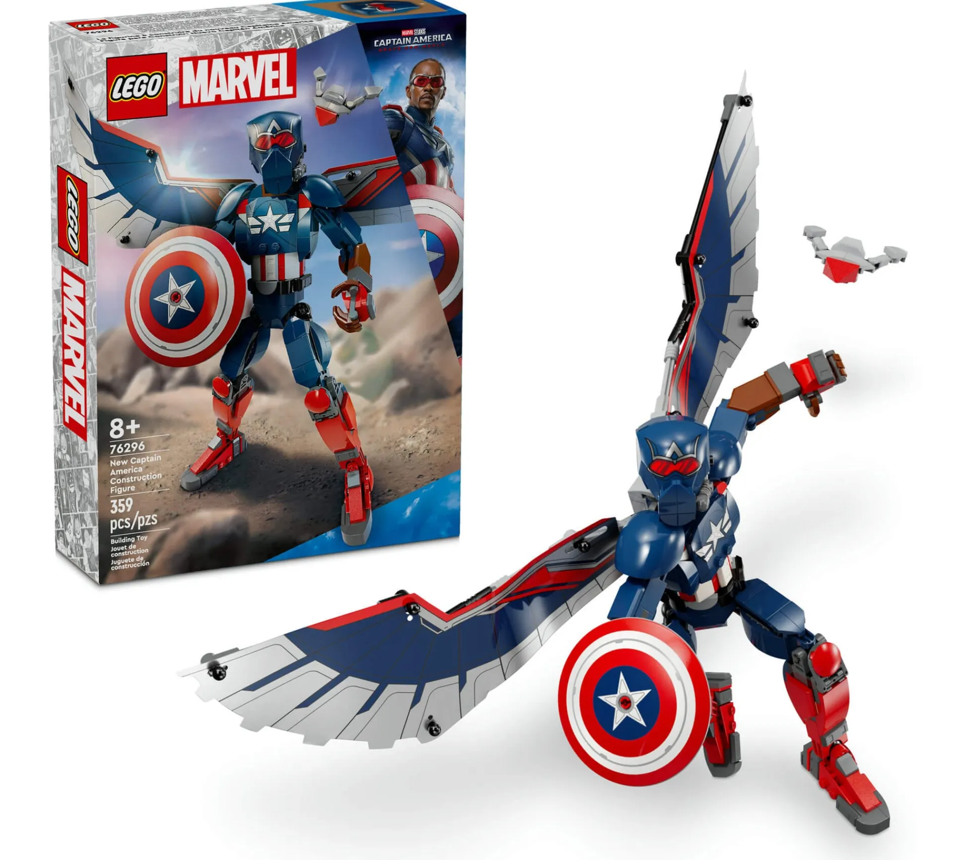 ToyHouse LEGO Marvel 359-Piece New Captain America Construction Figure - 76296* Lego Marvel|Lego Shop