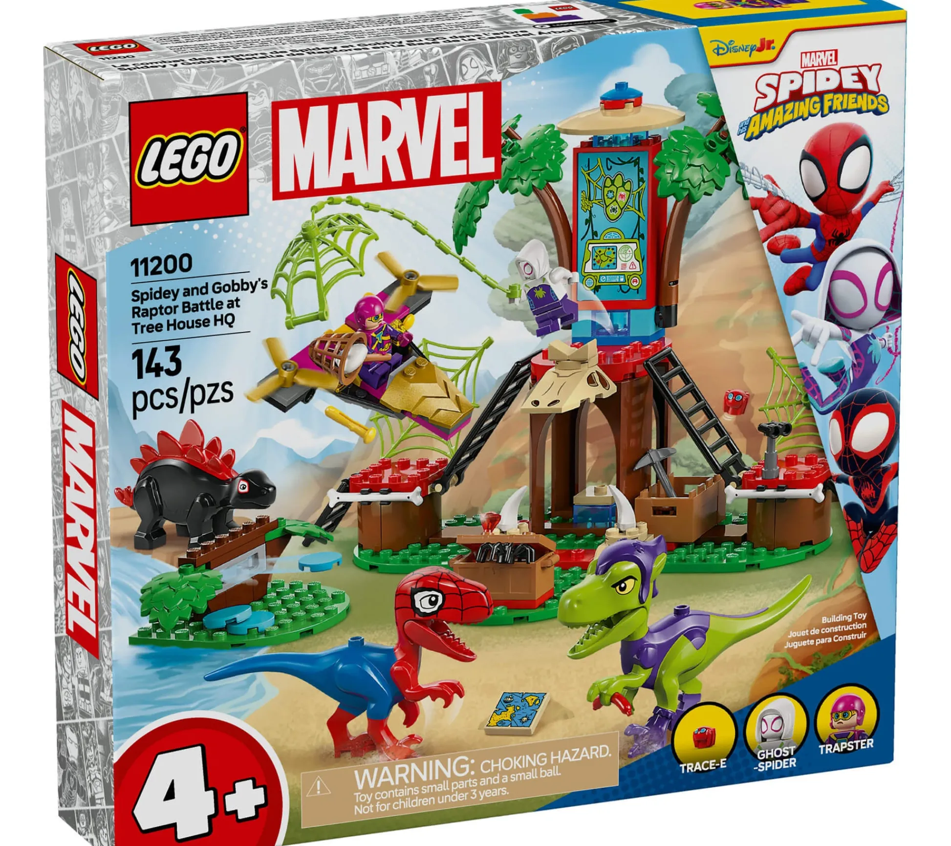 ToyHouse LEGO Marvel Spidey And His Amazing Friends 143-Piece Tree House Battle Set* Lego Marvel|Lego Shop
