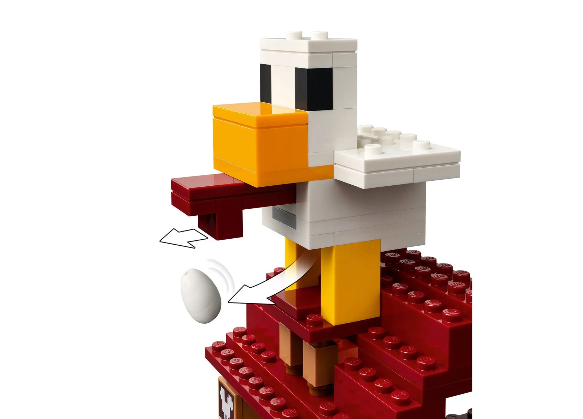 Macy's - Supplier LEGO Minecraft 21273 The Ghast Balloon Village Attack Building Set - 555 Pieces* Lego Shop
