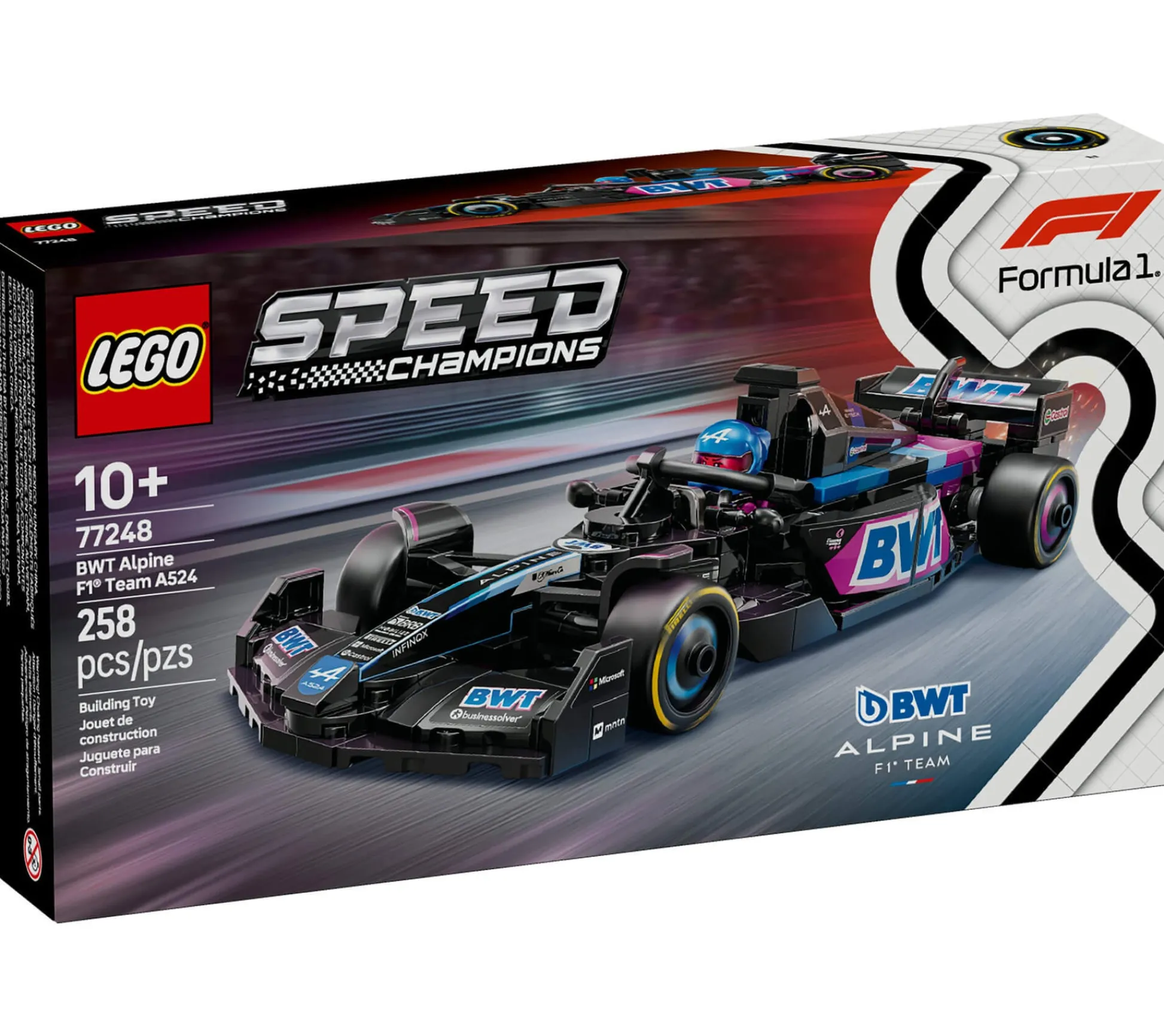 ToyHouse LEGO Speed Champions BWT Alpine F1 Team A524 Race Car Building Set - 258 Pieces* Lego Speed Champions|Lego Shop