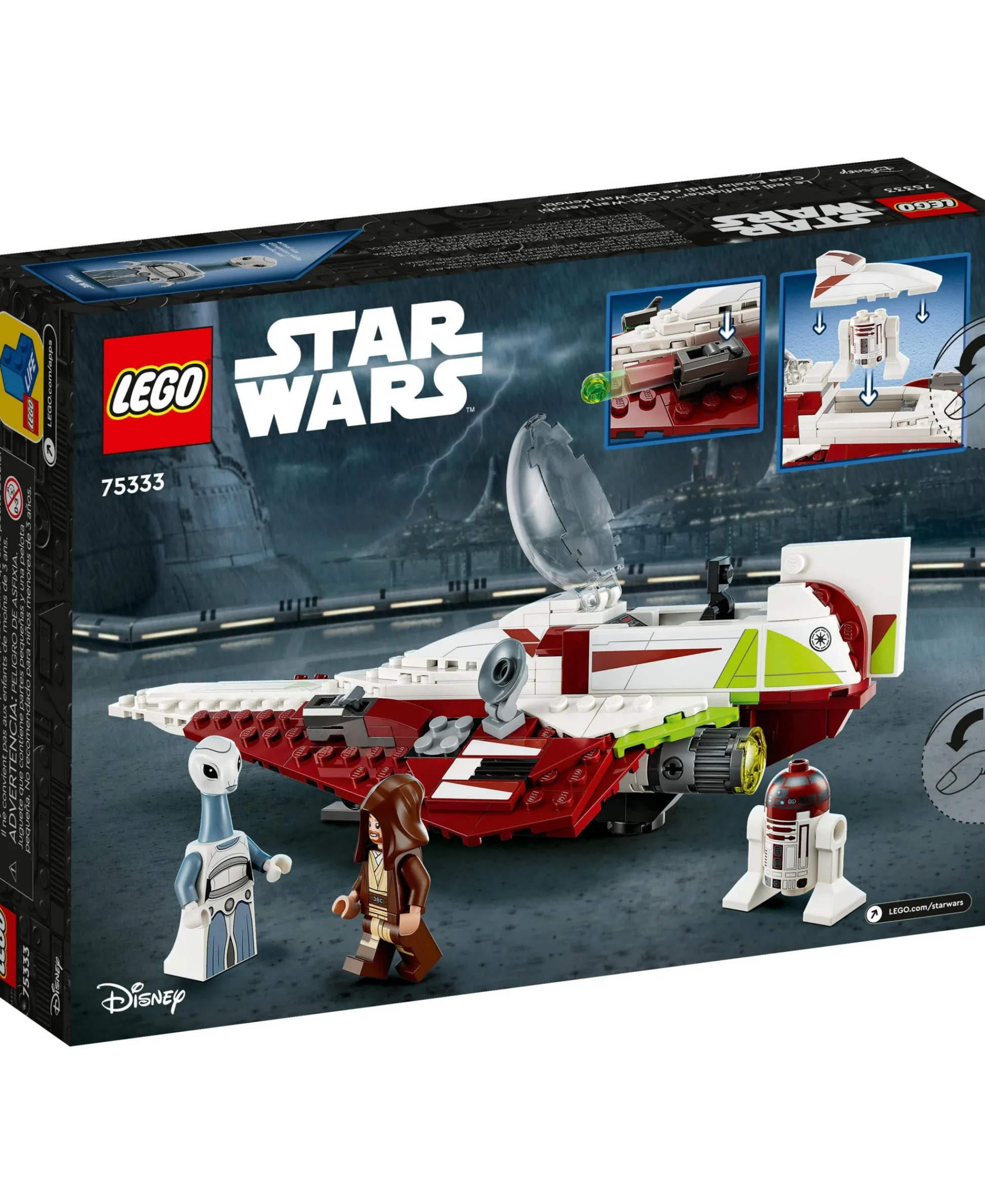 ToyHouse LEGO Star Wars Obi-Wan Kenobi's Jedi Starfighter 75333 Building Kit - 282 Pieces* Lego Star Wars|Lego Shop