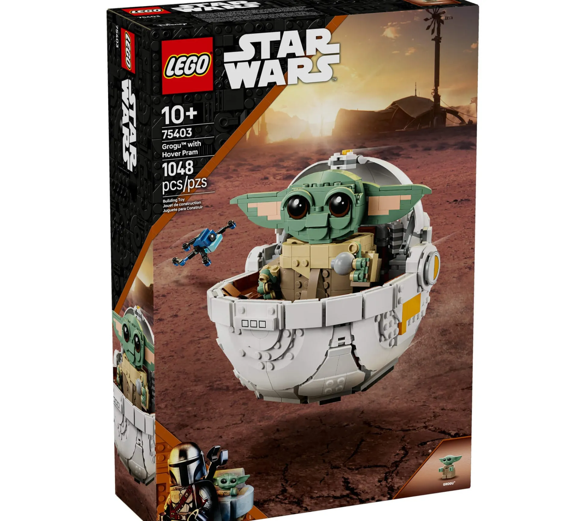 ToyHouse LEGO Star Wars The Mandalorian Grogu with Hover Pram Buildable Figure - 1048 Pieces* Lego Star Wars|Lego Shop
