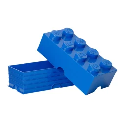 Flat River Group LEGO Storage Brick 8 - Bright Blue Stackable Organizer* Lego Shop|Tables, Storage & Accessories