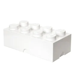 Flat River Group LEGO Storage Brick 8 - Large Stackable White Organizer Box* Tables, Storage & Accessories|Lego Shop