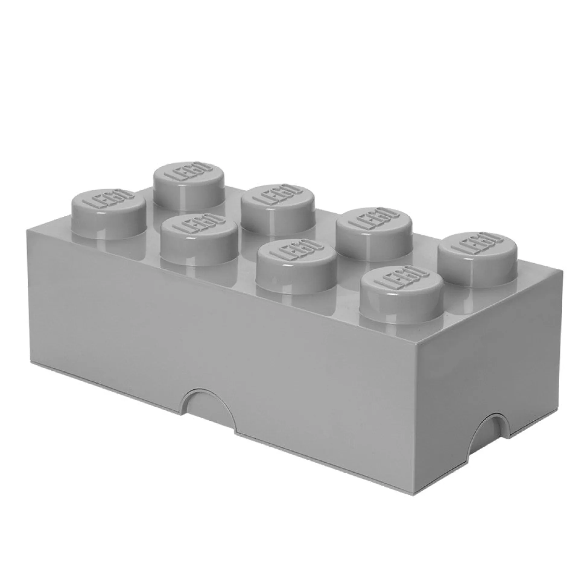 Flat River Group LEGO Storage Brick 8 - Medium Stone Grey Organizer and Decor* Tables, Storage & Accessories|Lego Shop