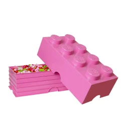 Flat River Group LEGO Storage Brick 8 - Medium Pink Organizer for Toys and LEGO* Tables, Storage & Accessories|Lego Shop