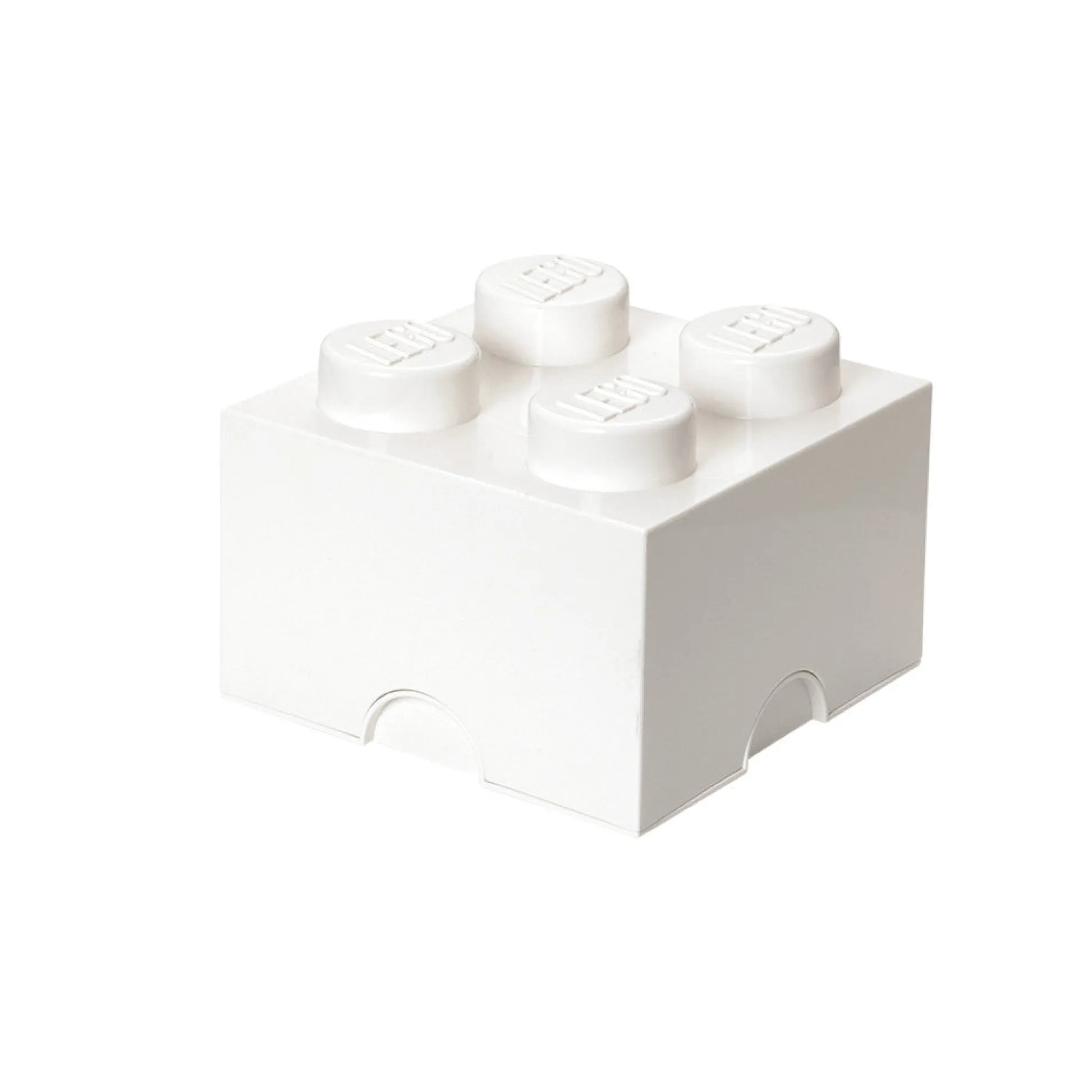 Flat River Group LEGO Storage Brick 4 - Stackable White Organizer for Bricks and Minifigures* Tables, Storage & Accessories|Lego Shop