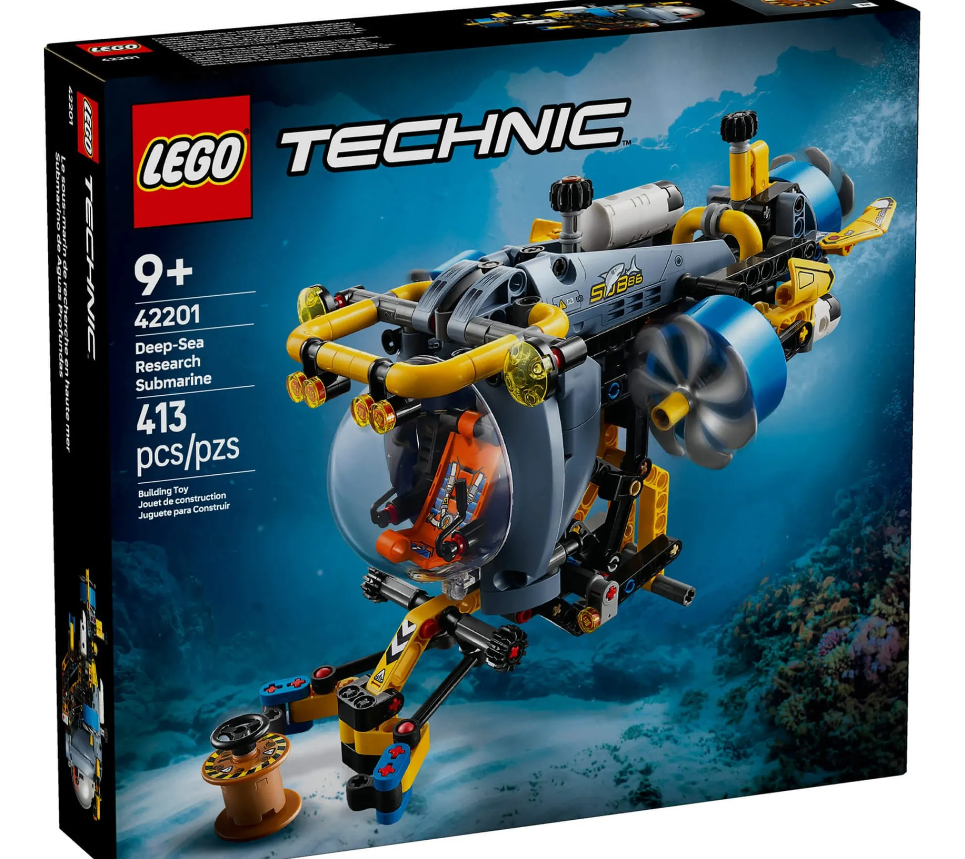 ToyHouse LEGO Technic Deep-Sea Research Submarine 413-Piece Building Set 42201* Lego Technic|Lego Shop
