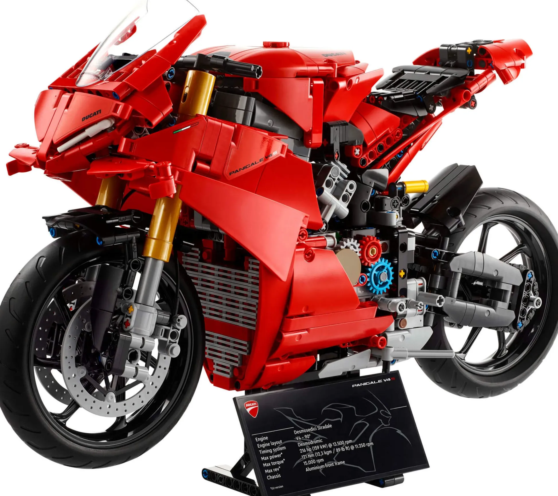 ToyHouse LEGO Technic Ducati Panigale V4 S Motorcycle Model 1,603 Pieces - Iconic Red* Lego Technic|Lego Shop