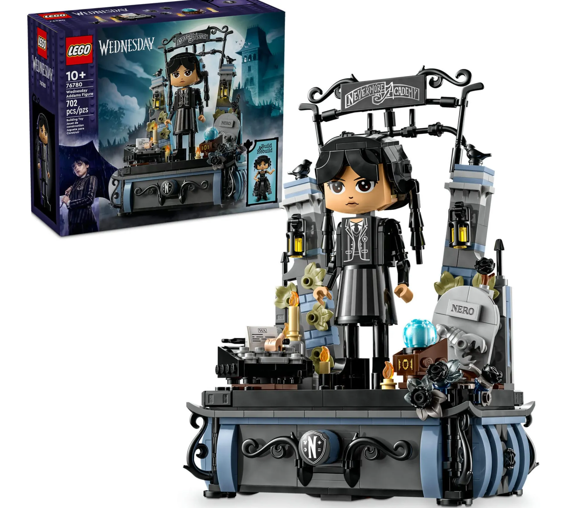 ToyHouse LEGO Wednesday Addams Collectible Figure - 702 Pieces - Play & Display* Lego Icons|Lego Shop