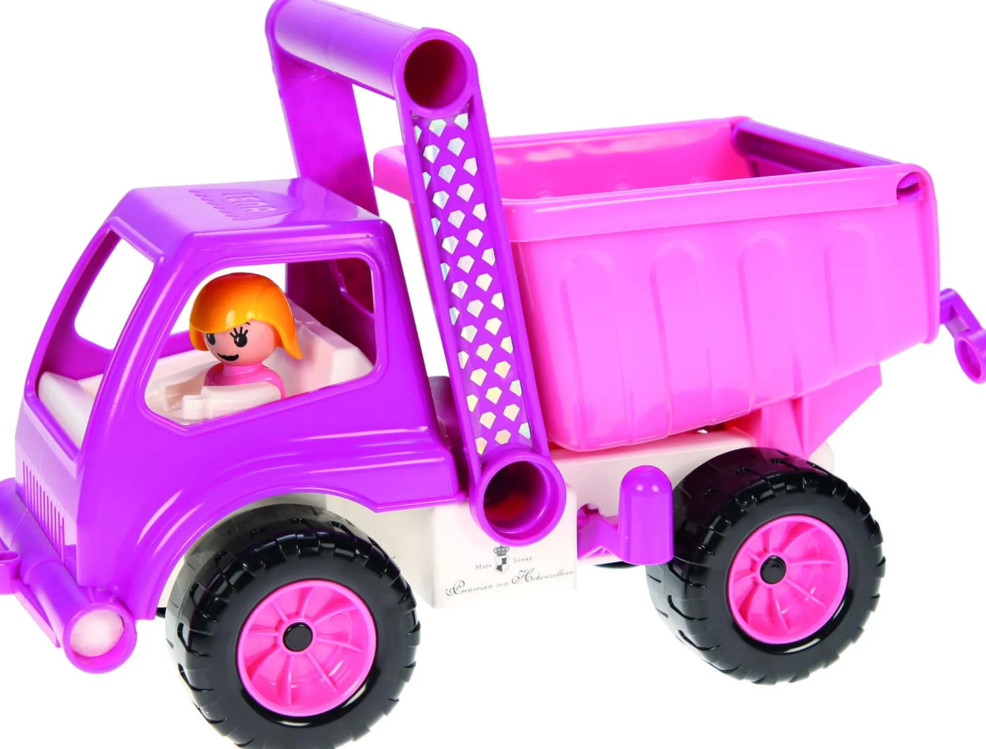 The Distribution Solutions Lena Eco Active Princess Pink Toy Dump Truck - Eco-Friendly Play* Preschool Education Toys & Activities|Preschool Vehicles
