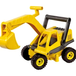 The Distribution Solutions Lena Eco Active Yellow Excavator Truck - Biodegradable, BPA-Free Toy* Preschool Education Toys & Activities|Preschool Vehicles