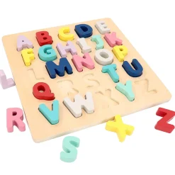 Flat River Group LEO & FRIENDS Wooden Chunky Alphabet Puzzle - 27 Piece Set* Preschool Education Toys & Activities|Puzzles