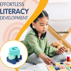 Flat River Group LEO & FRIENDS Wooden Chunky Alphabet Puzzle - 27 Piece Set* Preschool Education Toys & Activities|Puzzles