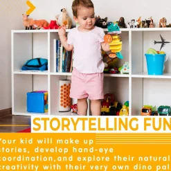 Flat River Group LEO & FRIENDS Wooden Triceratops Pull-Along Toy* Preschool Education Toys & Activities|Preschool Vehicles
