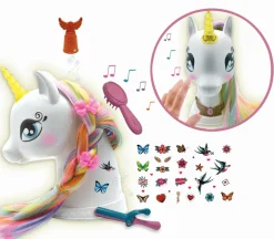 Lexibook Interactive Unicorn Styling Head - Magical Playset* Styling Heads|Interactive Dolls & Pets