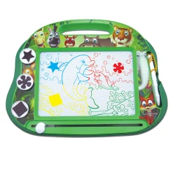 Lexibook Jungle Safari Magnetic Multicolor Drawing Board - Animal Themed* Drawing, Color & Painting