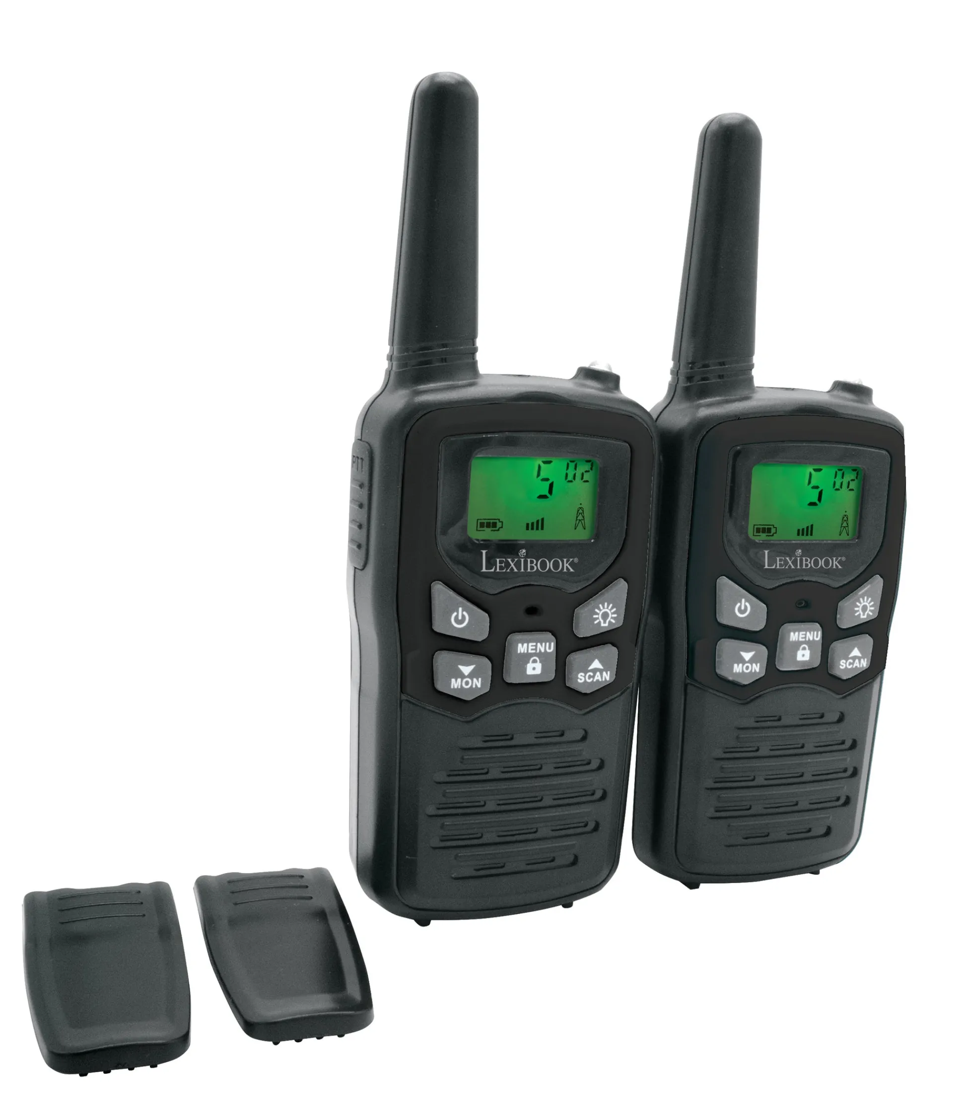 Lexibook Long-Range Digital Walkie Talkies with Flashlight - Outdoor Adventure Set* Electronics