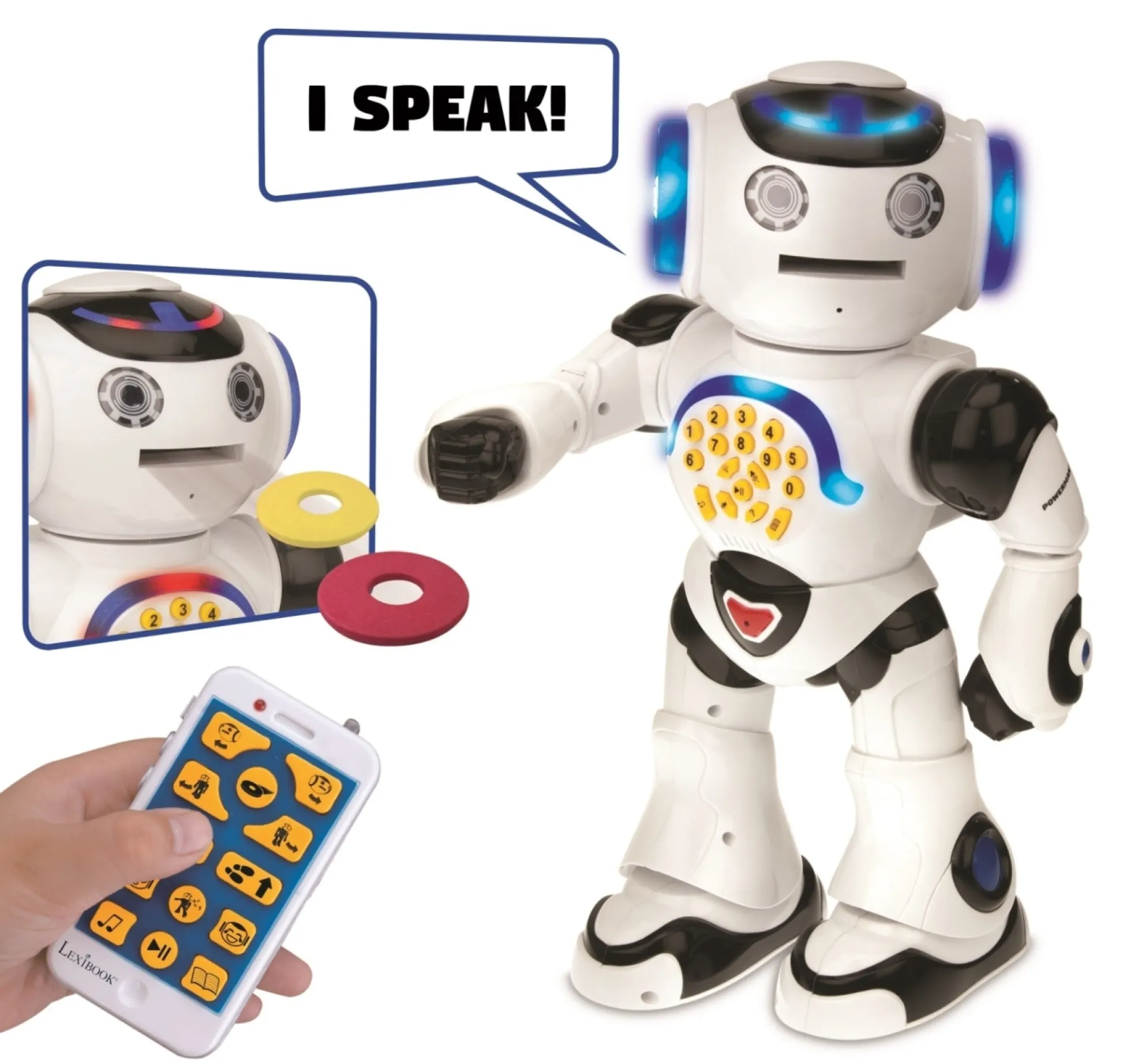 Lexibook POWERMAN Bilingual Interactive Robot with Remote Control* Preschool Education Toys & Activities