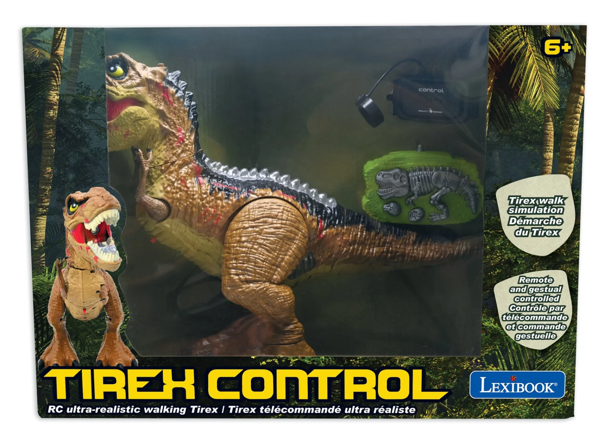 Lexibook Remote Control Tirex Dinosaur - Realistic Movements and Sounds* Preschool Figures & Playsets