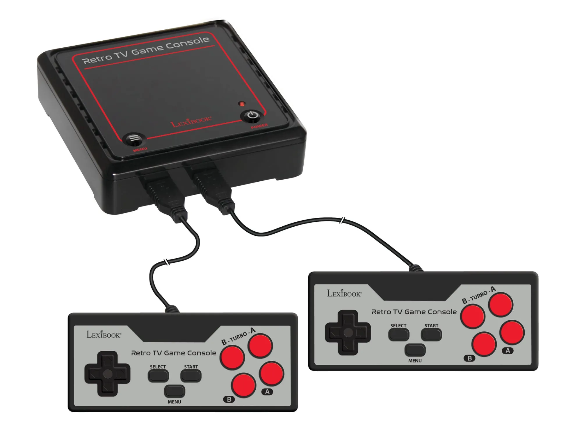 Lexibook Retro TV Game Console with 300 Built-in Games and Dual Controllers* Electronics|Video Game Accessories
