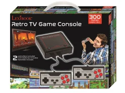 Lexibook Retro TV Game Console with 300 Built-in Games and Dual Controllers* Electronics|Video Game Accessories