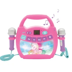 Lexibook Unicorn Lighted Bluetooth Karaoke Speaker with Voice Changer* Karaoke Machines & Accessories|Electronics